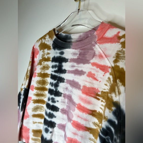✨SOLD✨ Electric & Rose Tie-Dye Cropped Sweatshirt - Size XS - Picture 5 of 6